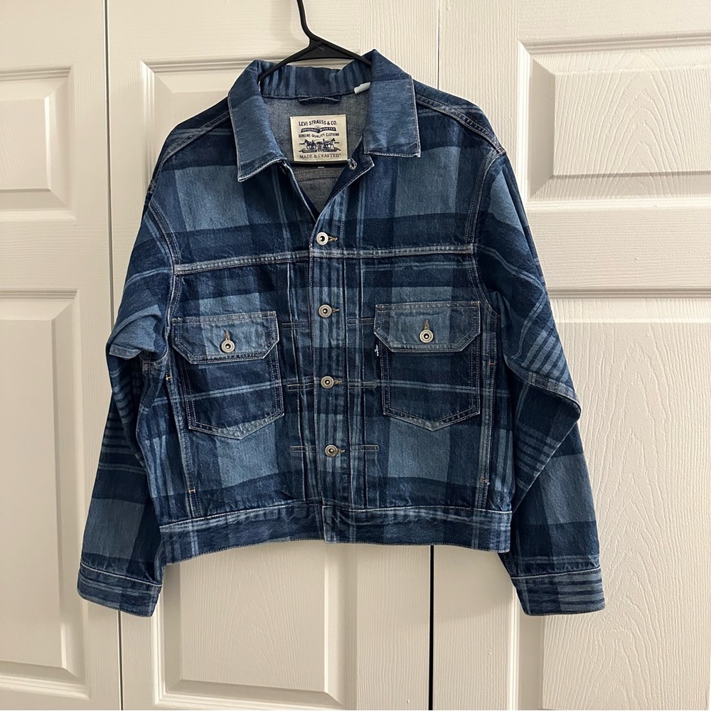 Levi’s Made and Crafted type ll Plaid Trucker Jacket